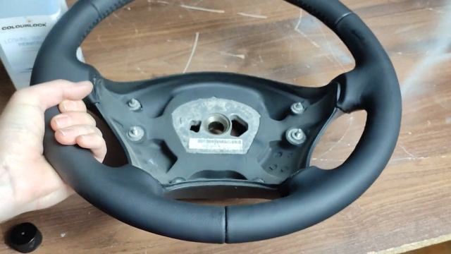 Восстановление кожи на руле. Сами испортили, сами исправили ) смотреть онлайн