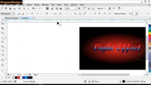 Light Effect Tutorial - Corel Draw X7 -Kingspet Designs