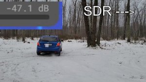 Антенна на крыше автомобиля