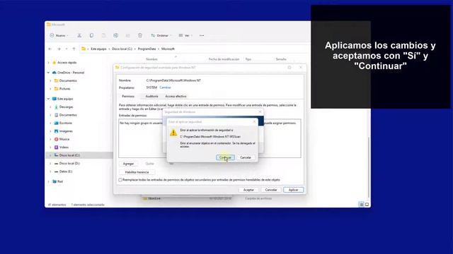 Se requieren permisos de System para hacer cambios en esta Carpeta Windows 11 📂✅ смотреть онлайн