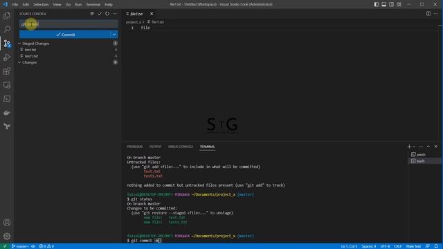 How To Commit Files In GIT Using VS Code | Beginner Tutorial смотреть онлайн