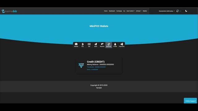 Terrabit - Скоро своп монет Terra Credit. Действия и возможности.