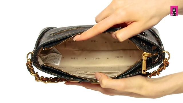 3606501 Видеообзор I Женская сумка с ручками GUESS IZZY CROSSBODY TOP смотреть онлайн