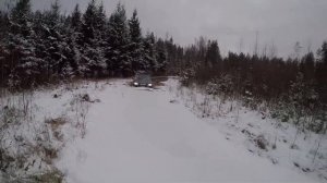 Chevrolet niva|Нива Шевроле на бездорожье зимой