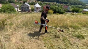 Testing Stihl Square and Stihl CF3-pro trimmer line with Stihl Fs 561-C and Stihl Fs 560-C.