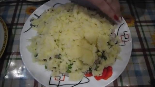 Сельдь под шубой (Постный рецепт)