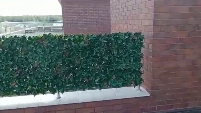 Зеленый балкон! +79162293757 Искусственная изгородь, для ограждений, фасада. www.parkigreen.ru смотреть онлайн