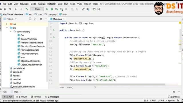 File Class - File Handling In Java Explained in Sinhala