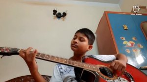 National Anthem in guitar spanish with tabs by Archisman Saha 🎸