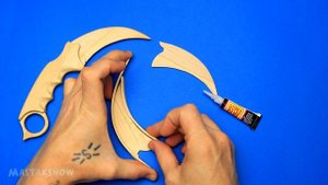 KARAMBIT и НОЖНЫ из линейки. Как сделать Ножны для Ножа КЕРАМБИТ из дерева своими руками