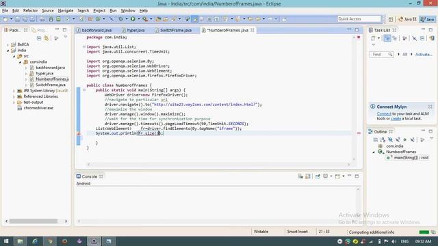 How to get(Count) Number of iFrames in Selenium WebDeriverJava смотреть онлайн