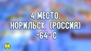 Самые Холодные Города в Мире! Топ 10