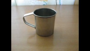 Походная кружка из нержавеющей стали.