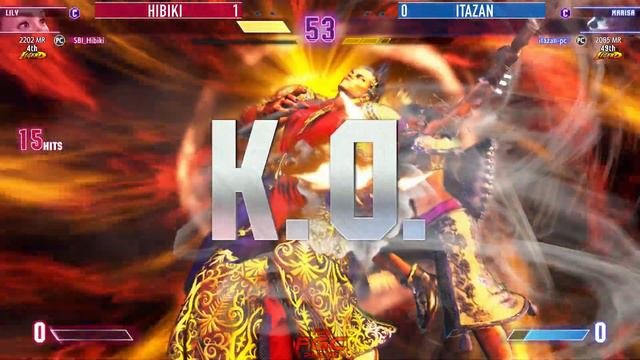 SF6 🔥 Hibiki (Lily) Vs Itazan (Marisa) 🔥 Street Fighter 6