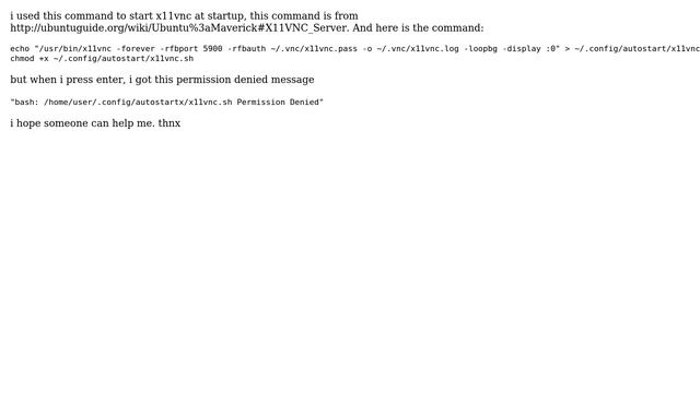 Ubuntu: bash: permission denied Ubuntu 12.04 LTS смотреть онлайн