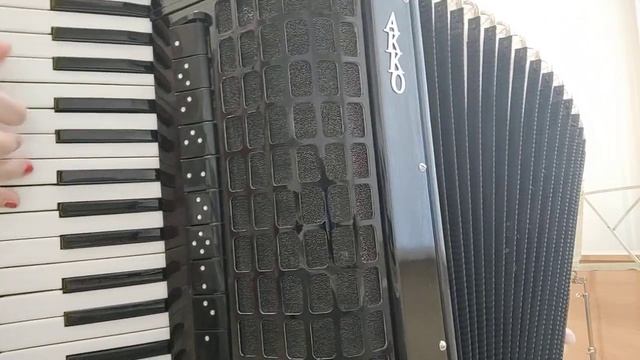 Песня Снег Снежок, на аккордеоне смотреть онлайн