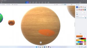 Haciendo el sistema solar en Paint 3D