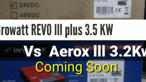 Growatt  Vs  Aerox