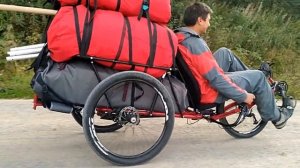 Веломобиль "Бурлак 26" от DENEDi в движении