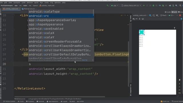 chat GPT make photo gallery app in android studio/kotlin android select multiple photo chat GPT