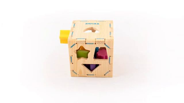 Деревянный сортер Геометрические фигурки смотреть онлайн