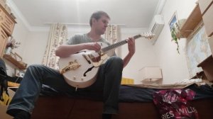 обзор звука китайской реплики Gretsch Falcon с новой фабрики