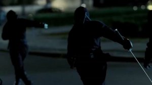 Ninja road fight. Fighting scene. Ninja Assassin 2009