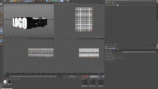 Infinite Illusion Type 3D Logo Design in C4D - Logo Typography in Cinema 4D #logodesign