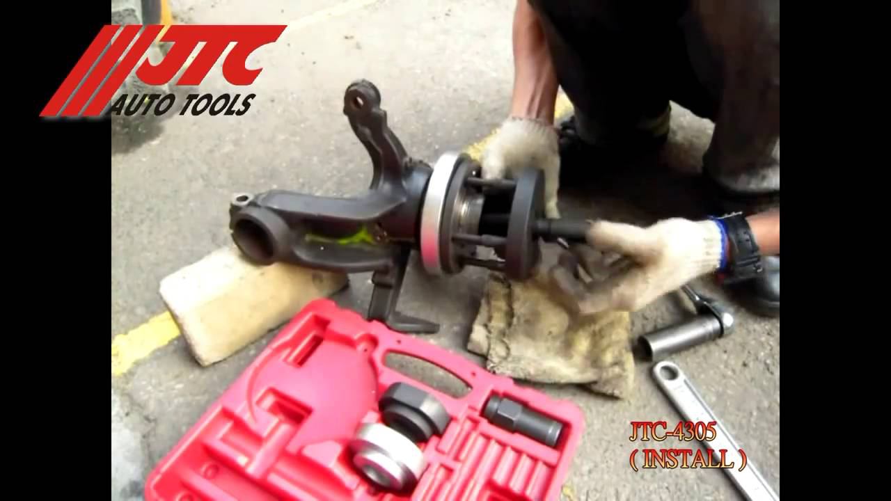 JTC 4305   Набор инструментов для замены ступичных подшипников VAG в кейсе JTC