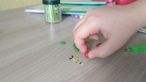 лепка вишни из р п з