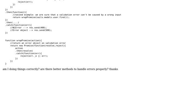 sails.js/waterline validation error handlig