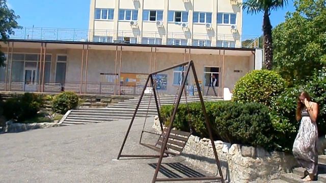 Лазаревский район города Сочи. Поселок Аше, санаторий "Аврора" в разгар лета 2013 смотреть онлайн