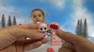 Малыши животные коробочки с сюрпризом игрушкой распаковка Blind box with animal