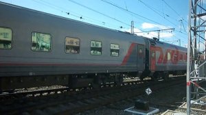 Электровоз ЧС2К-905 с поездом №110Й «Дневной Экспресс» Пенза — Самара