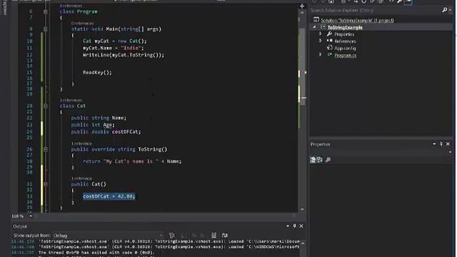 ToString method смотреть онлайн