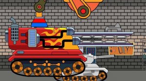 СОЗДАНИЕ МОНСТРА! МУЛЬТИКИ ПРО ТАНКИ HILLS OF STEEL! CARTOONS ABOUT TANKS