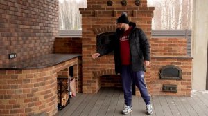 ОТКРЫТАЯ зона отдыха с БАРБЕКЮ комплексом | КАЗАН, МАНГАЛ, на свежем воздухе