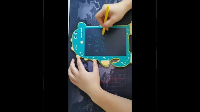 LCD Writing Drawing Tablet 8.5'' Colorful Digital Doodle Board Reusable Scribbler Pad Green Dragon смотреть онлайн