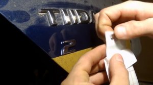Клеящие полоски LOGO TAPE, как переклеить шильдики и буквы после окраса