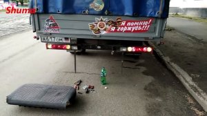 Яркий поворот и задний ход в ГАЗель