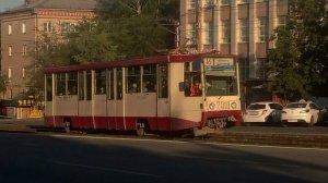 Трамвай 71 608к в Челябинске