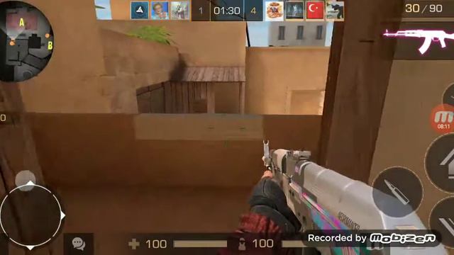 Играю в стандофф 2, 1 против 3 кто победит?! смотреть онлайн