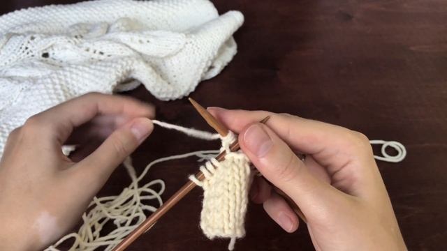 Отверстие для пуговиц ♥ Вяжем спицами ♥ Wild Rose ♥ смотреть онлайн