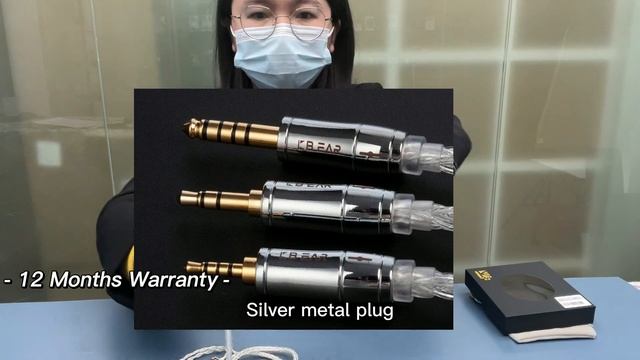 KBEAR Limpid Pro-8Core Pure Silver HIFI Wired Earphone Cable смотреть онлайн