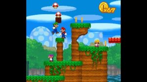 New Super Mario Land (SNES Homebrew) 4-Player Online Co-Op: Worlds 1-2