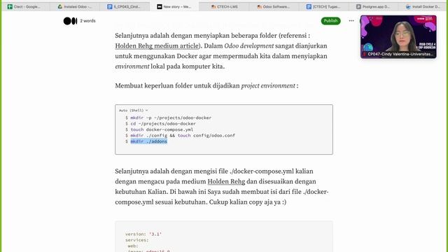 Instalasi Odoo 16 pada MacOS Ventura dengan Docker [SIB X PT CTECH ERP INDONESIA]