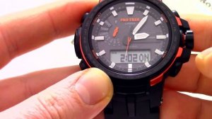 Часы Casio Pro Trek PRW-6100Y-1E - Инструкция, как настроить от PresidentWatches.Ru