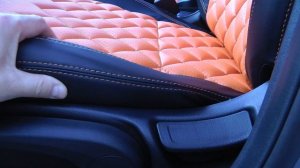 Авточехлы из экокожи для Киа Рио 4 поколение  Ромб  Установка авточехлов