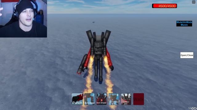 Godzilla vs TITAN TV MAN in NEW Roblox Game смотреть онлайн