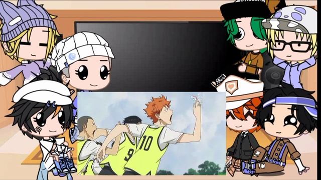 Реакция "Волейбол" Карасуно на тик ток (есть стекло) смотреть онлайн